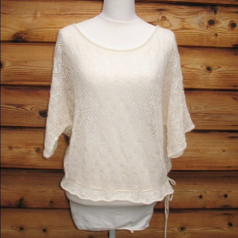 Nwot Cream Knit Top
